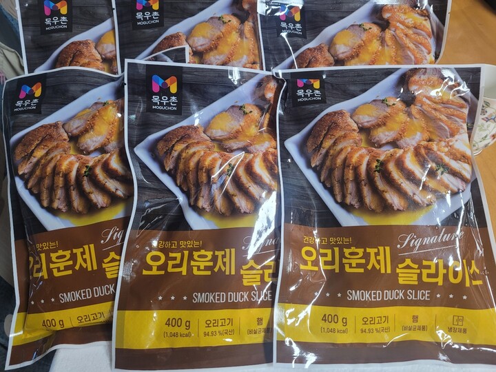 목우촌 오리훈제 슬라이스 600g [4개] - 에누리 가격비교