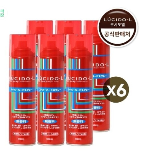 G마켓 - 루시도엘 루시도엘 헤어스프레이 슈퍼하드 293ml 6개 G마켓-루시도엘 루시도엘 헤어스프레이 슈퍼하드 ...