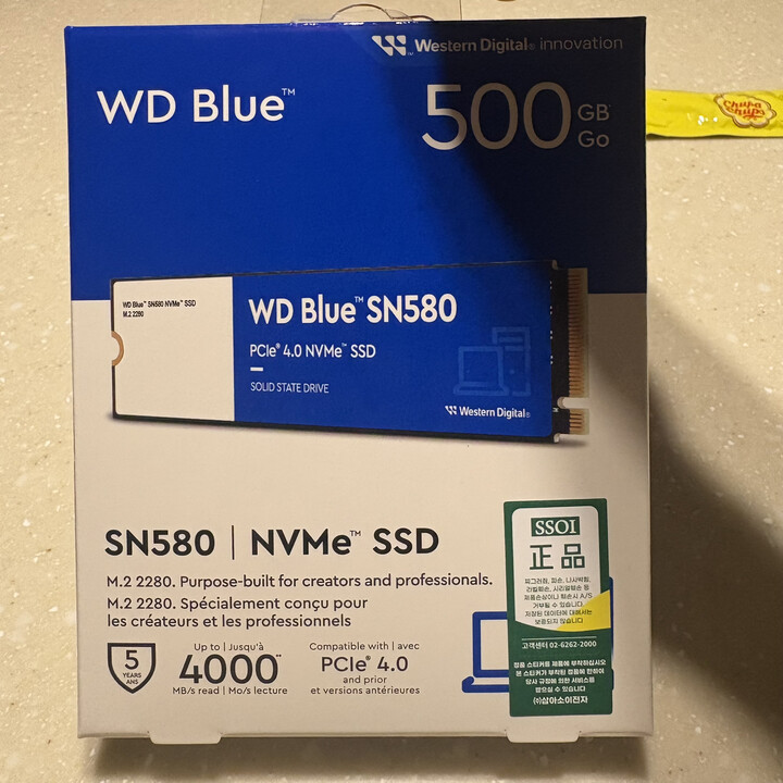 Western Digital WD Blue SN580 M.2 NVMe (500GB) : 다나와 가격비교