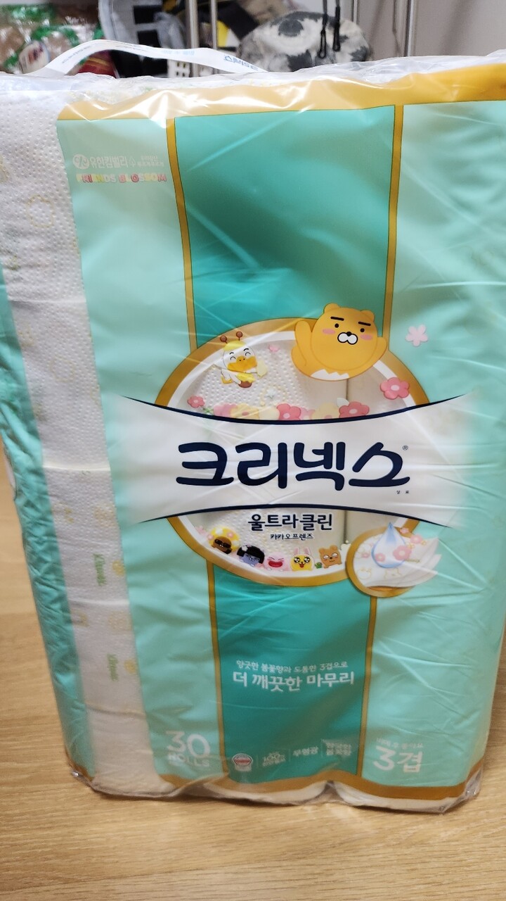 크리넥스 울트라클린 카카오프렌즈 30m (30롤) *2팩 : 다나와 가격비교 [다나와] 크리넥스 울트라클린 카카오프렌즈 30m (30롤) *2팩