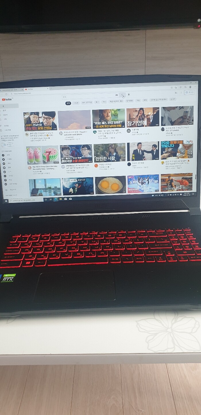 MSI sword GF76 A11UC i7 16G 512G RTX3050 윈10 DK ...