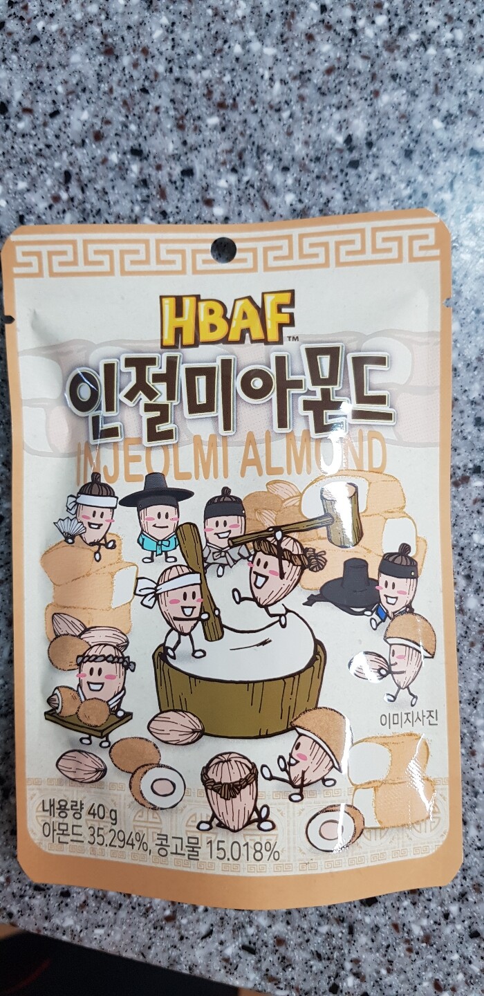 길림양행 HBAF 인절미 아몬드 40g (5개) : 다나와 가격비교