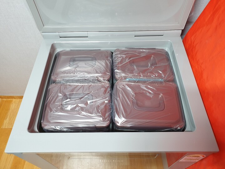 가전제품 배송인데 빠름 ~딤채 기사님...