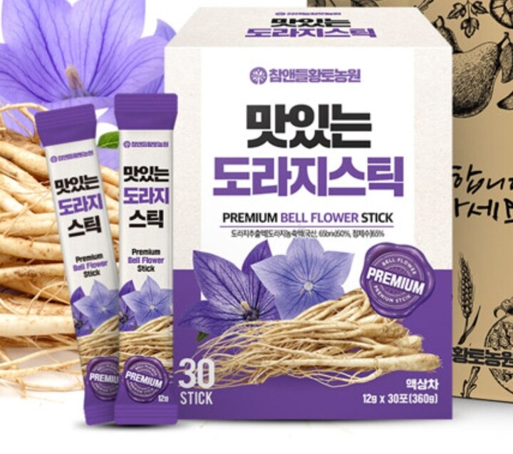 참앤들황토농원 맛있는 도라지스틱 12g 30스틱 (2개) : 다나와 가격비교 [다나와] 참앤들황토농원 맛있는 도라지스틱 12g 30스틱 (2개)