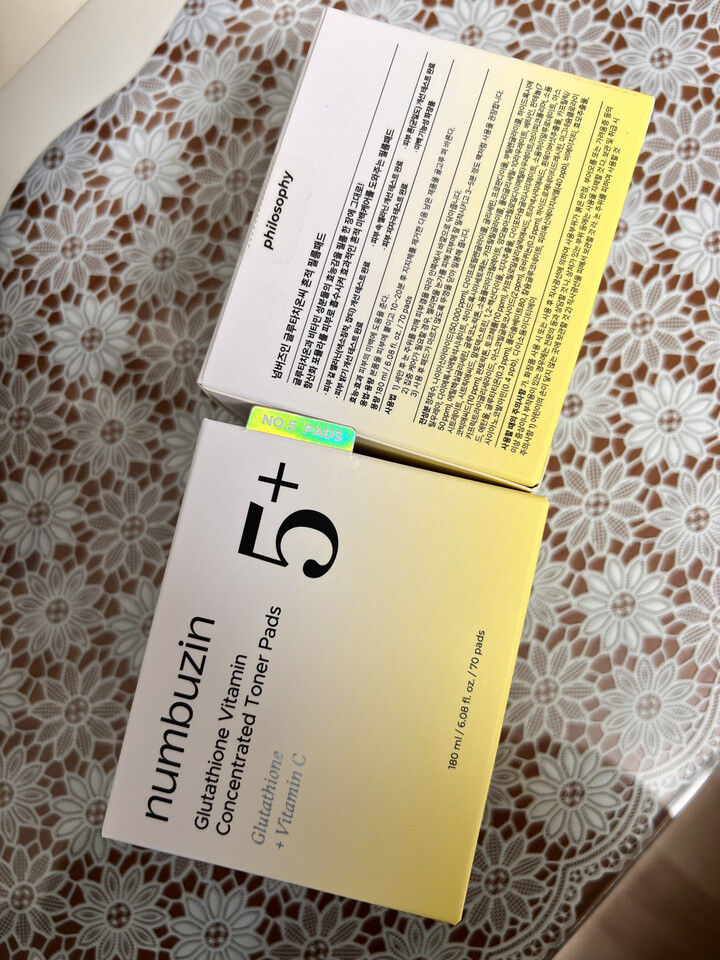 Numbuzin No.5 Glutathione C Blemish Film Pad 70ea