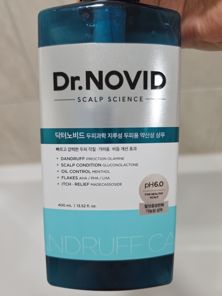 Dr. Novid Scalp Science Anti-Hair Loss pH Balanced Shampoo for Seborrheic Scalp 400ml