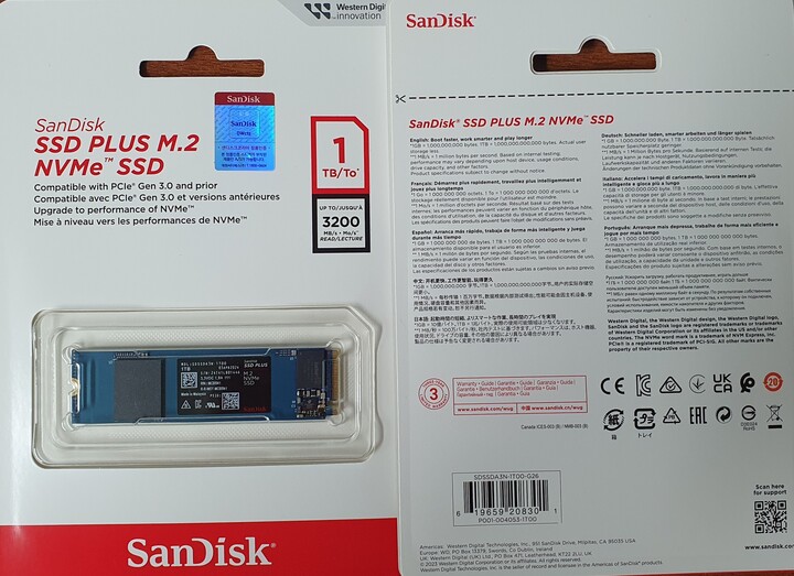 Sandisk SSD PLUS M.2 NVMe (1TB) : 다나와 가격비교