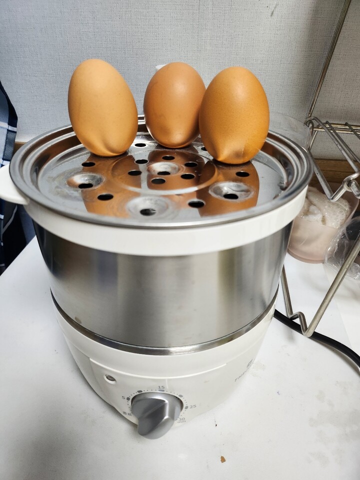회사 간식으로 계란 찜기가 필요하여 ...