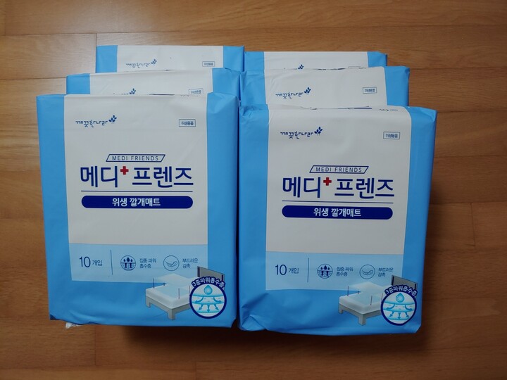 메디프렌즈 위생 깔개매트 10개 (6팩(60개)) : 다나와 가격비교 [다나와] 메디프렌즈 위생 깔개매트 10개 (6팩(60개))