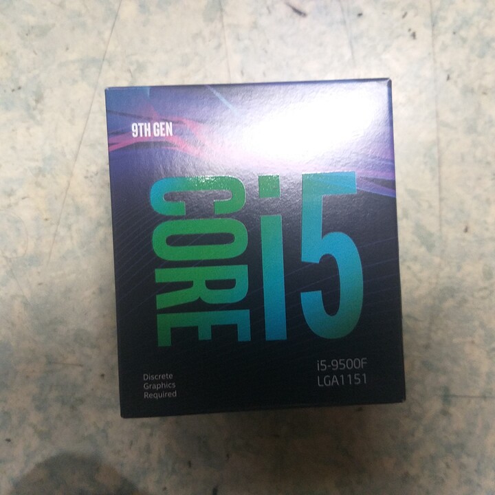 CPU : INTEL i5-9500F M/B : B360 VGA : GTX 1660 SSD...