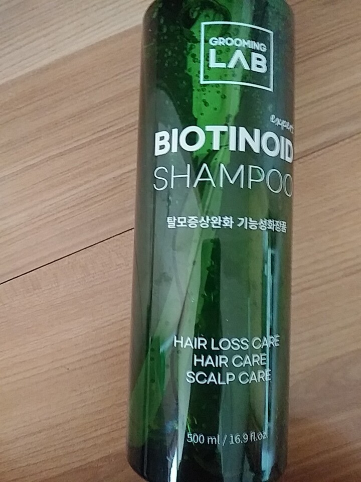 Grooming Lab Biotinoid Anti-Hair Loss & Dandruff Oily Scalp Shampoo, 4-Pack (500ml Each)